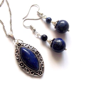 set cu lapis lazuli 45143 - bijuterii - seturi de bijuterii - Artynos.ro