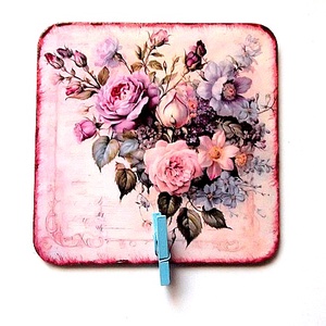 Magnet de frigider din lemn 45848, Accesorii locuință, Accesorii pentru echipamente de bucătărie, Decorații de bucătărie, Magneți de frigider, Decoupage, transfer și tehnici șervețel, ARTYNOS