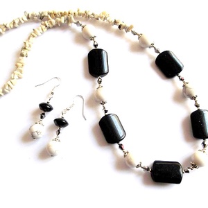 set howlite si onix 36662, Bijuterii, Seturi de bijuterii, Confecționarea bijuteriilor, ARTYNOS