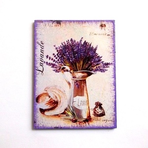 magnet frigider lavanda 36339, Accesorii locuință, Accesorii pentru echipamente de bucătărie, Decorații de bucătărie, Magneți de frigider, Decoupage, transfer și tehnici șervețel, ARTYNOS