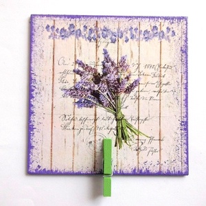 magnet frigider lavanda 36343, Accesorii locuință, Accesorii pentru echipamente de bucătărie, Decorații de bucătărie, Magneți de frigider, Decoupage, transfer și tehnici șervețel, ARTYNOS