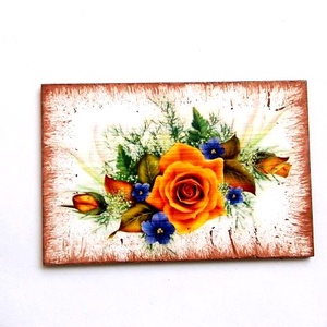 magnet frigider 35958, Accesorii locuință, Accesorii pentru echipamente de bucătărie, Decorații de bucătărie, Magneți de frigider, Decoupage, transfer și tehnici șervețel, ARTYNOS