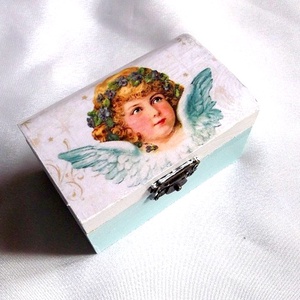 cutie ingeras 35260, Bijuterii, Suporturi bijuterii și cutie bijuterii, Cutii de bijuterii, Decoupage, transfer și tehnici șervețel, ARTYNOS