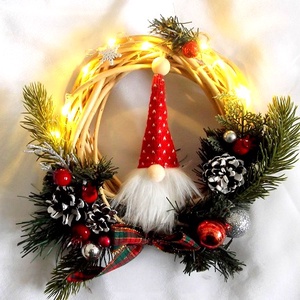 coronita de craciun 47643 - accesorii de crăciun - decorațiuni de advent - decor de advent pentru usă - Artynos.ro