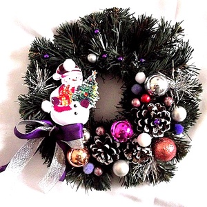 coronita de craciun 47752, Accesorii de Crăciun, Decorațiuni de Advent, Decor de advent pentru usă, Aranjament de flori, ARTYNOS