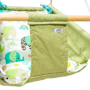 Leagăn Multifunctional Babyswing, Elefantel verde - jucării și echipamente pentru copii - leagăne pentru bebeluși și copii - Artynos.ro