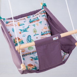 Leagăn Multifunctional Babyswing, Elefantel verde - jucării și echipamente pentru copii - leagăne pentru bebeluși și copii - Artynos.ro