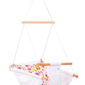 Leagăn Multifunctional Babyswing, Animăluțe fucsia/alb - jucării și echipamente pentru copii - leagăne pentru bebeluși și copii - Artynos.ro