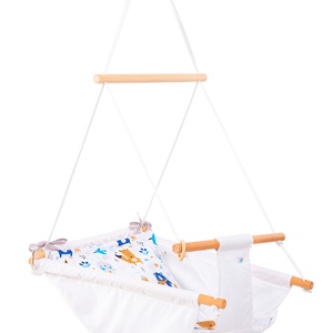 Leagăn Multifunctional Babyswing, Animăluțe alb-albastru , Jucării și echipamente pentru copii, Leagăne pentru bebeluși și copii, Patchwork, matlasare, ARTYNOS