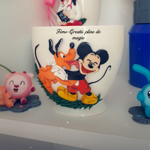 Cana Disney , Casă & Stil de viață, Accesorii pentru echipamente de bucătărie, Accesorii de servire, Căni, Lucrare cu argilă, Obiecte pictate, ARTYNOS