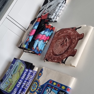 Sacosa canvas, maner negru, cu fermoar, Be' Pălincă  - geantă și husă - geantă pentru cumpărături - geantă shopper, geantă tote, geantă textilă - Artynos.ro