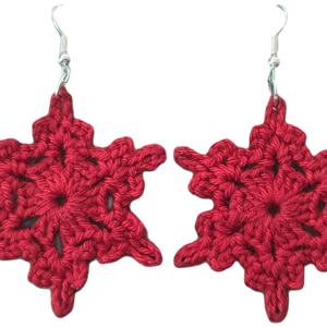 Cercei Snowflake - bijuterii - cercei - cercei și ornamente pentru urechi - Artynos.ro