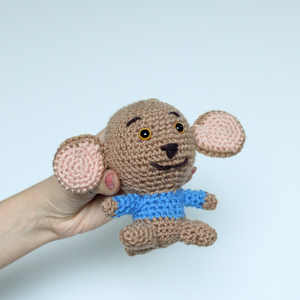 Jucarie crosetata - Roo din Winnie the Pooh - jucării și echipamente pentru copii - jucării de pluș - figurine de pluș - Artynos.ro