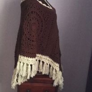 Poncho Boho style - îmbrăcăminte și modă - haine damă - poncho - Artynos.ro