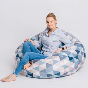 Fotoliu puf Triangle Reva - accesorii locuință - mobilier artizanal - fotoliu puf bean bag - Artynos.ro