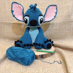 Stitch figură de croșetat, Jucării și echipamente pentru copii, Plușuri, Personaje de basm din pluș, Croșetat, ARTYNOS