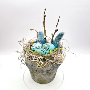 Robin's Nest - Ghiveci ornamental mini - casă & stil de viață - accesorii pentru decorat casa - decorațiuni de masă și decorațiuni pentru rafturi  - decorațiuni de masă - Artynos.ro