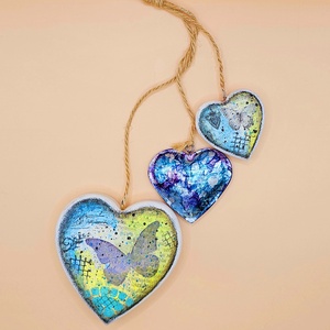 Whimsical Hearts - decorațiune suspendabilă unicat - Artynos.ro