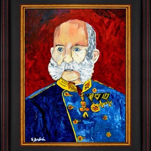 Pictura The Emperor, Arte vizuale și accesorii , Picturi, Pictură în ulei, Pictură, Altele, ARTYNOS