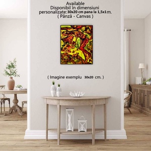 Tablou Home-deco Căderea lui Lucifer - în ediție deschisă - arte vizuale și accesorii  - picturi - pictură în ulei - Artynos.ro