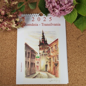 Calendar cu Grafică - Transilvania, Casă & Stil de viață, Accesorii pentru decorat casa, Decorațiuni de pereți, decorațiuni suspendate, Calendar perete, Altele, ARTYNOS