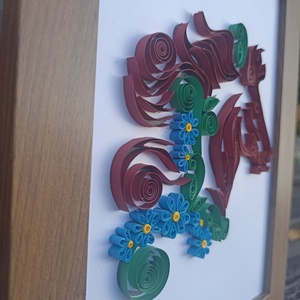 Tablou quilling - cal - casă & stil de viață - accesorii pentru decorat casa - decorațiuni de pereți, decorațiuni suspendate - decorațiuni suspendate - Artynos.ro