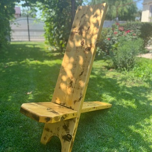 Scaun viking pentru grădină, Accesorii locuință, Mobilier artizanal, Scaune, taburete, fotolii, Prelucrarea lemnului, ARTYNOS