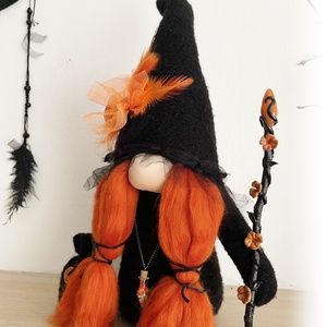 Gnom vrajitoare Freya, Decor Halloween - casă & stil de viață - accesorii pentru decorat casa - halloween - tot ce ai nevoie pentru petrecere! - ornamente de halloween - Artynos.ro