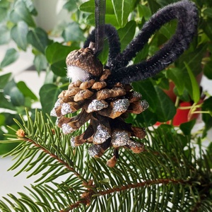 Decoratiune Handmade din Materiale Naturale - accesorii de crăciun - cadou tematic de moș crăciun, decorațiuni - cadouri de moș crăciun - Artynos.ro