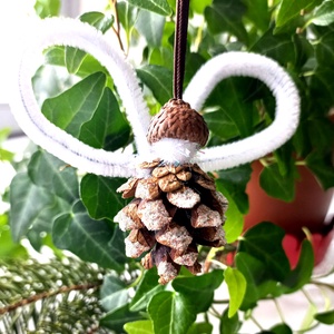 Decoratiune Handmade din Materiale Naturale - accesorii de crăciun - cadou tematic de moș crăciun, decorațiuni - cadouri de moș crăciun - Artynos.ro