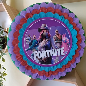 Piñata pinata piniata Fortnite , Jucării și echipamente pentru copii, Jocuri de mișcare, Arta de hârtie, Produse fabricate din materiale reciclate, ARTYNOS