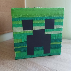 Piñata pinata piniata Minecraft Creeper  - jucării și echipamente pentru copii - jocuri de mișcare - Artynos.ro