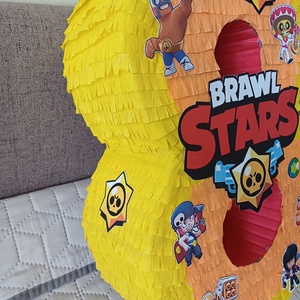 Piñata pinata piniata Brawl Stars cifra 8 - jucării și echipamente pentru copii - jocuri de mișcare - Artynos.ro