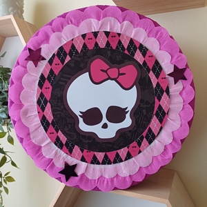 Piñata pinata piniata Monster High , Jucării și echipamente pentru copii, Jocuri de mișcare, Arta de hârtie, Produse fabricate din materiale reciclate, ARTYNOS