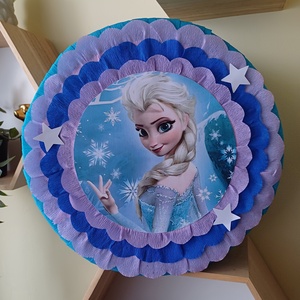 Piñata pinata piniata Elsa Frozen , Jucării și echipamente pentru copii, Jocuri de mișcare, Arta de hârtie, Produse fabricate din materiale reciclate, ARTYNOS