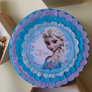 Piñata pinata piniata Elsa Frozen , Jucării și echipamente pentru copii, Jocuri de mișcare, Arta de hârtie, Produse fabricate din materiale reciclate, ARTYNOS