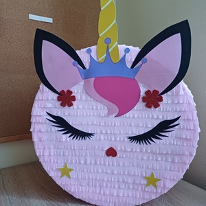 Piñata pinata piniata cap de Unicorn  - jucării și echipamente pentru copii - jocuri de mișcare - Artynos.ro